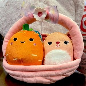 Squishmallow Easter Basket (Caroleena & Brinkley)